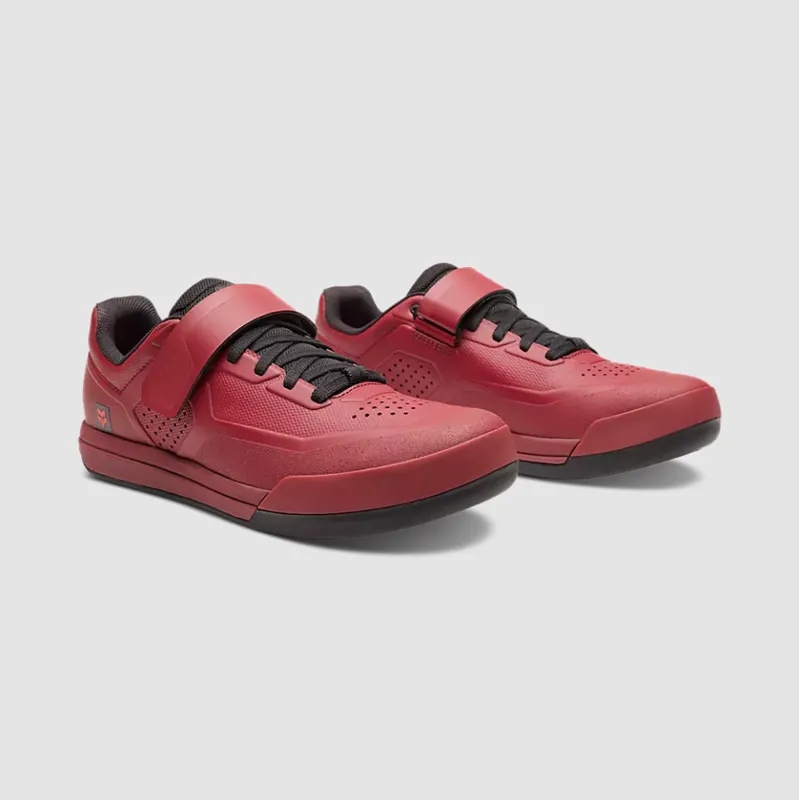 Fox Racing Union Clipless Shoes in Red-1